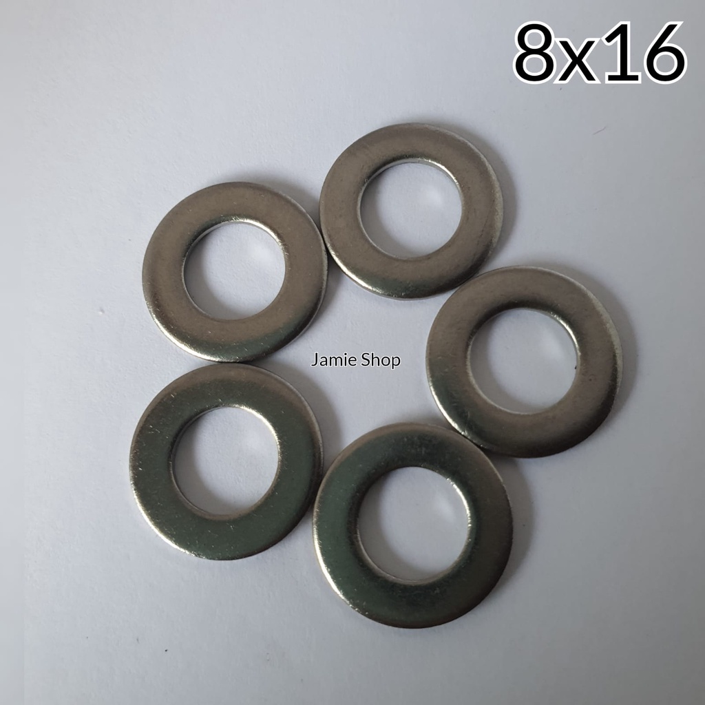 RING PLAT SS304 8X16X1 WP STAINLESS STEEL