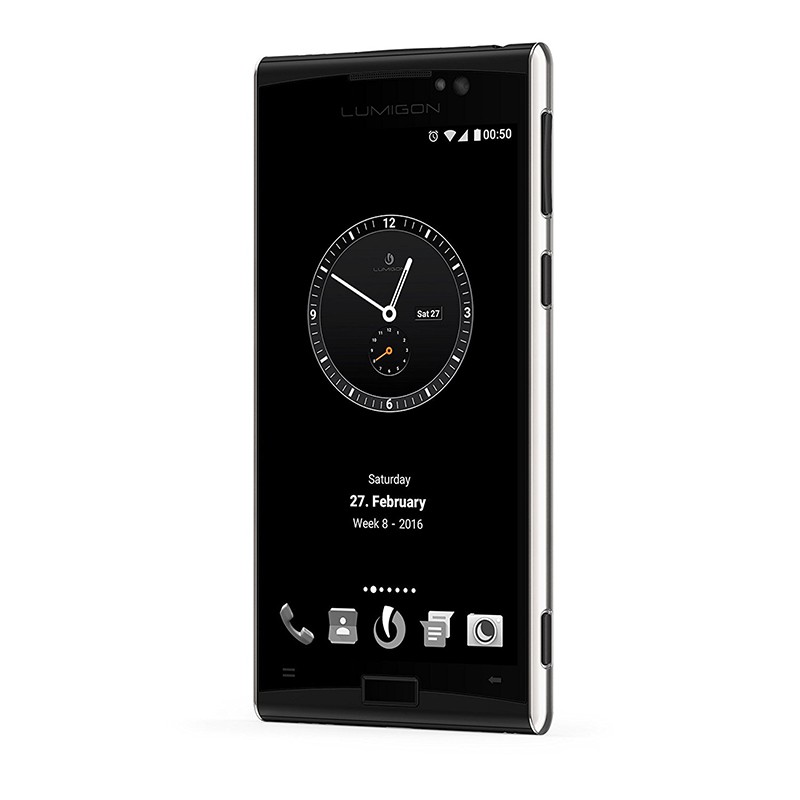 \u3010Global Version\u3011Lumigon T3 3/128G Black 4.8 inci Dual SIM Fingerprint NFC Smartphone 4G LTE Black