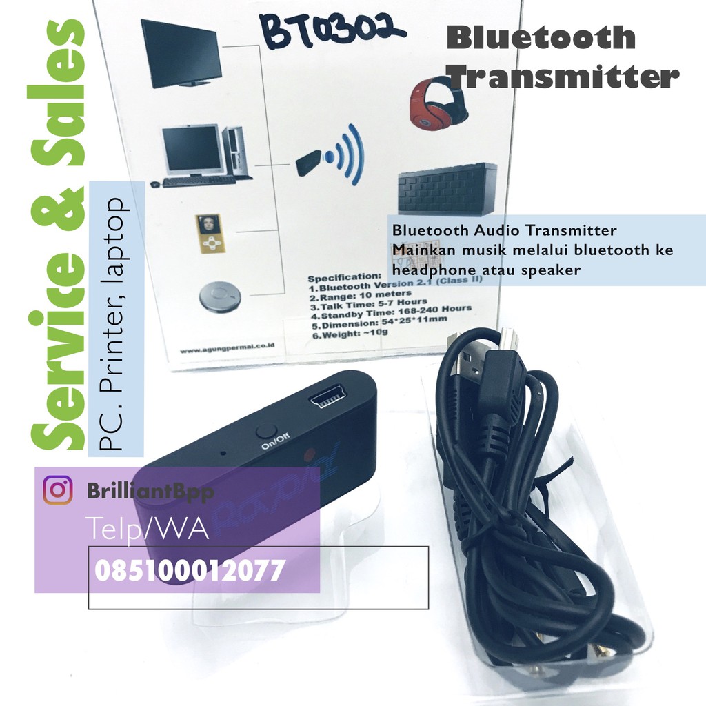 Bluetooth Transmitter Audio Rapid
