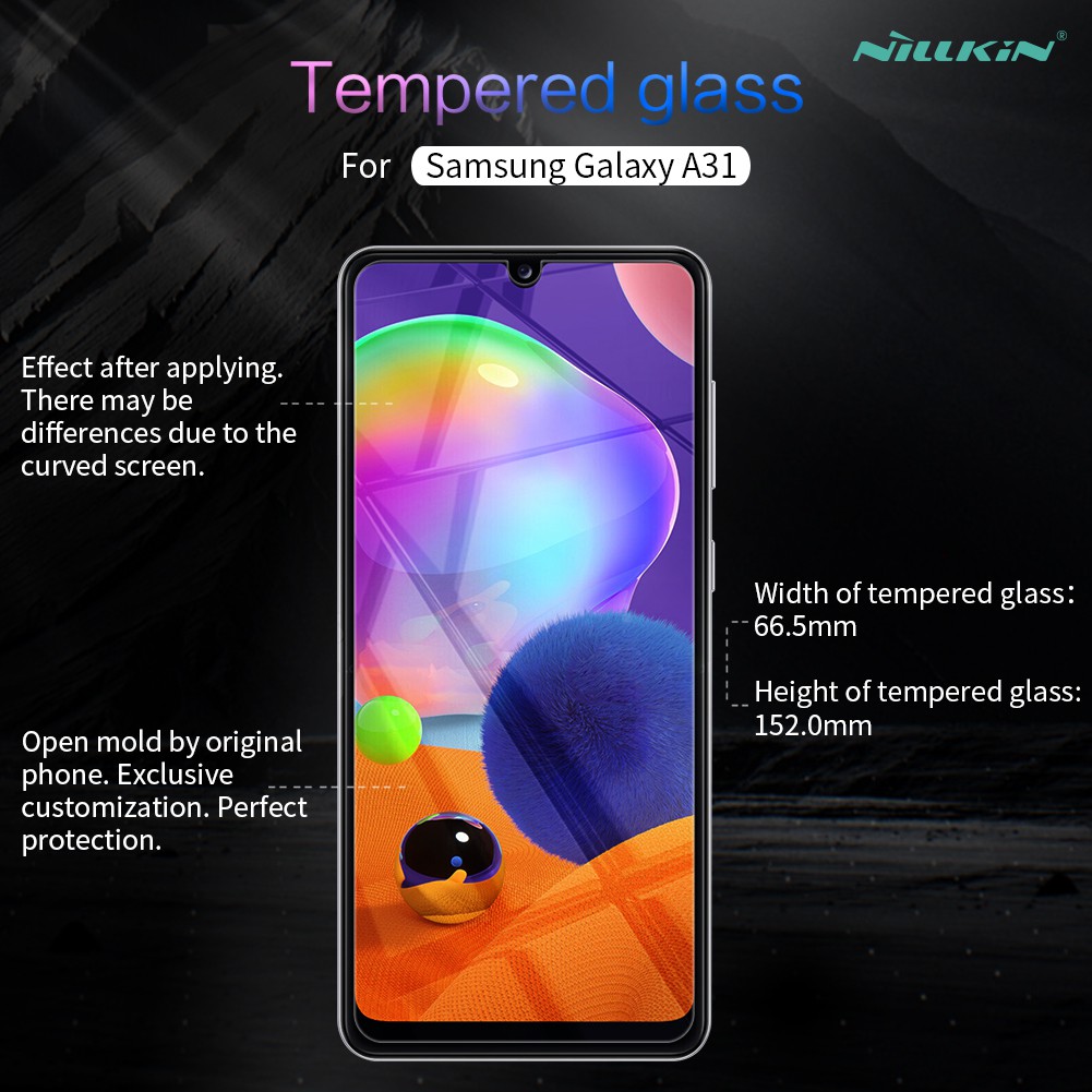 Tempered Glass SAMSUNG Galaxy A31 Nillkin Amazing H+ Pro Anti Gores