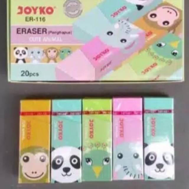 

Penghapus Eraser Joyko ER-116 Motif Cute Animal