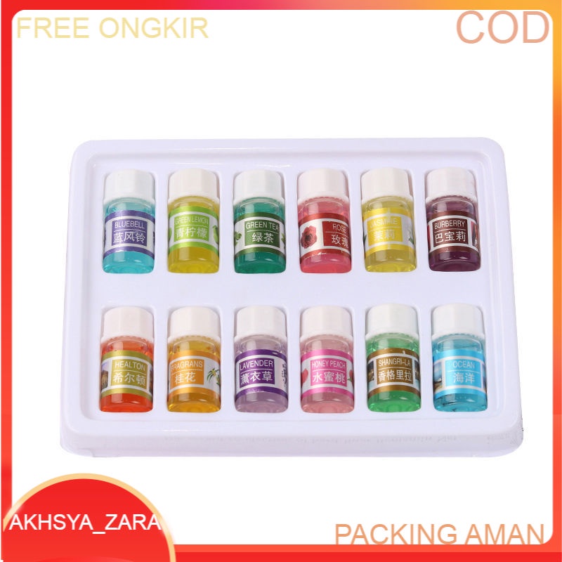 Minyak Humidifier Aromatherapi Essential Oils Aroma Therapy Oil 3ml isi 12 pcs