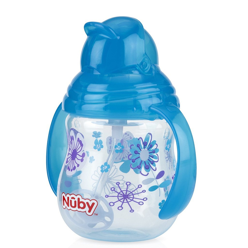 Nuby Active Sipeez Flip it Twin Handle With Straw 270 ML