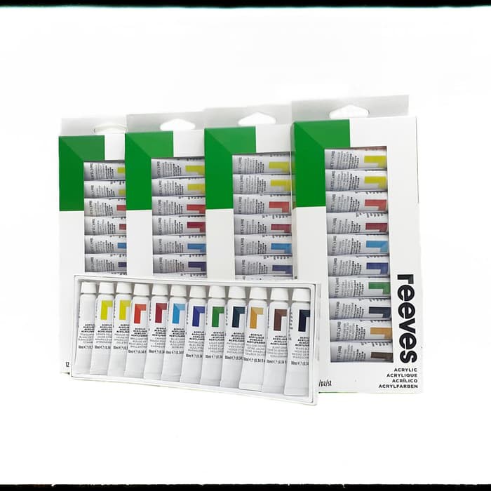 

Reeves Acrylic Colour Set 12