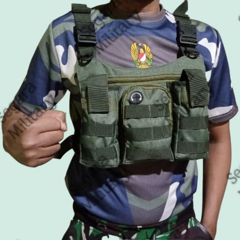 CHEST BAG TAS DADA TACTICAL SPORTY CASUAL TAS ROMPI SERBAGUNA SEPEDA