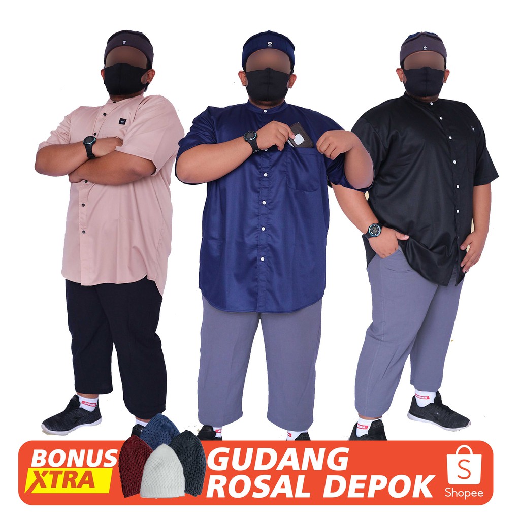 KEMEJA KOKO BIG SIZE Kemeja Pria Big Size