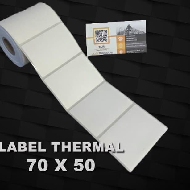 

Miliki Label Thermal 70 X 50 - 70X50 MM 1 Line Isi 400 pcs - POS Printer