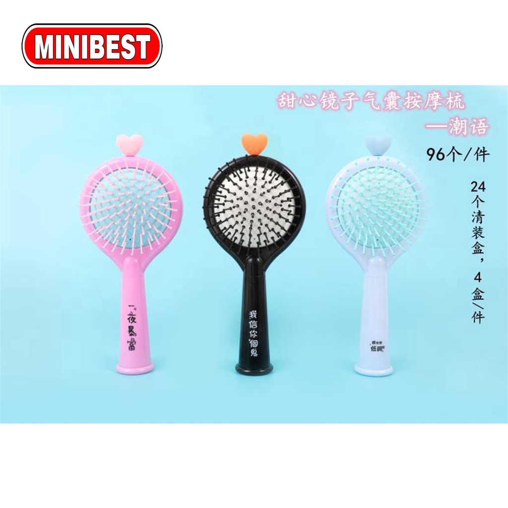 [MB] SISIR RAMBUT BLOW/SISIR RAMBUT ANTI KUSUT/SISIR PIJAT KESEHATAN KEPALA OVAL PERSEGI {NEW}