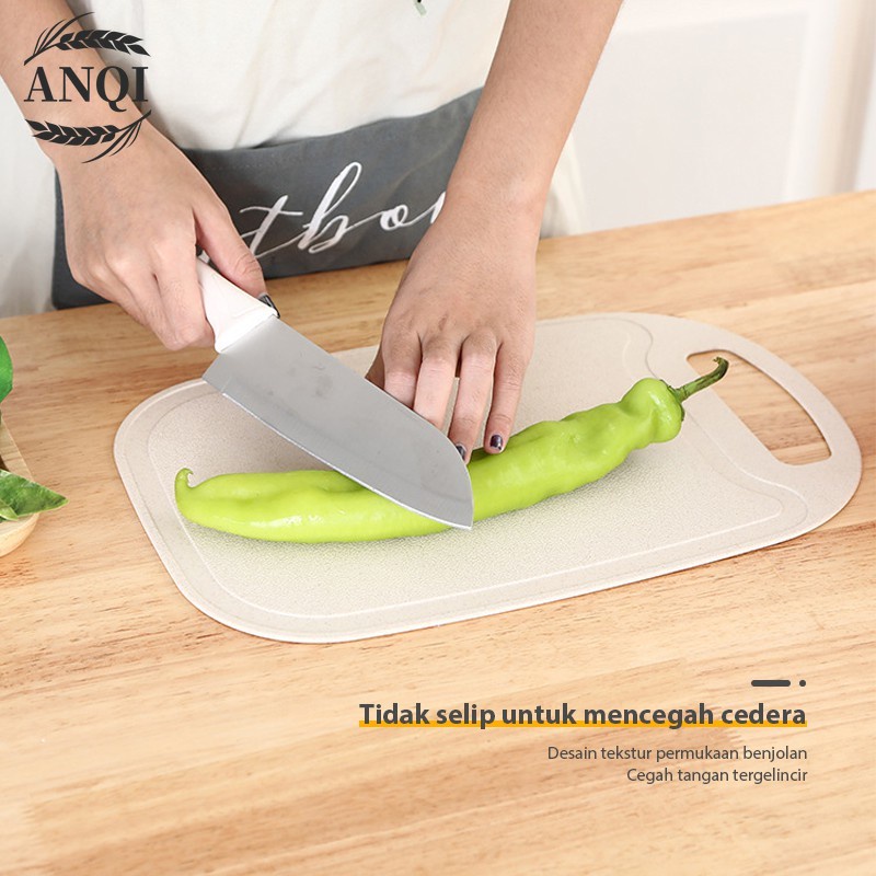 Talenan Antislip Bahan PP Food Grade Buah Sayur Cutting Board Talenan Bahan