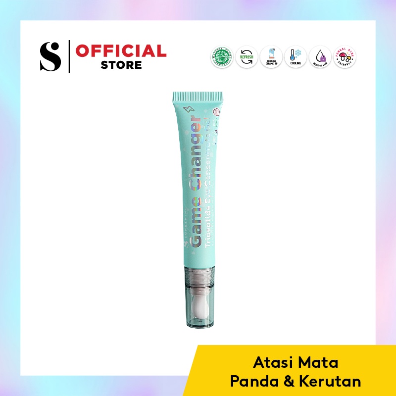 SOMETHINC GAME CHANGER Tripeptide Eye Concentrate Gel - Atasi Mata Panda &amp; Kerutan