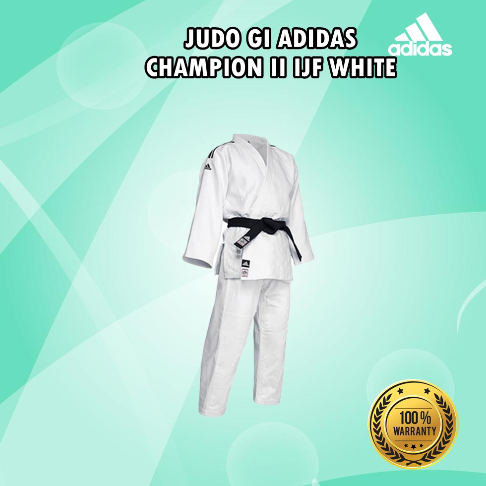 SERAGAM JUDO ADIDAS CHAMPION II IJF