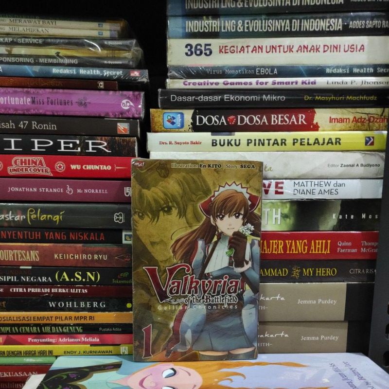 KOMIK ORIGINAL VALKYRIA OF THE BATTLEFIELD GALLIAN CHRONICLES 1 EN KITO