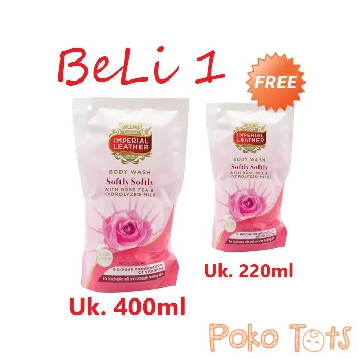 FREE BONUS Imperial Leather Body Wash 400ml Refill BONUS 220ml Sabun Mandi Cair Imperial