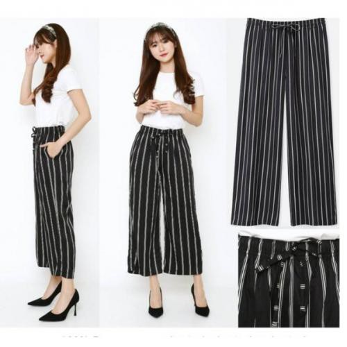 Uniqlo Drape Wide Pants - Kulot Panjang Wanita-6