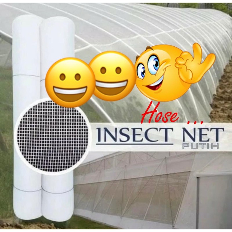 insect net eceran warna hijau dan putih/ jaring serangga / kawat nyamuk stremin kain /kualitas super