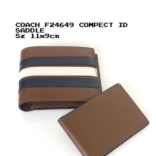 Coach F24649 3 in 1 Wallet (Compact ID Wallet)