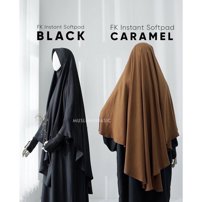 FK instan softpad warna black size M (preloved)