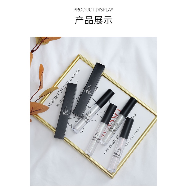 LAMEILA LIQUID EYESHADOW PEARL LIGHT HIGHLIGHT EYE BEAUTY KODE 1030