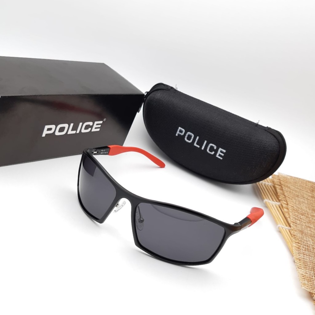 Sunglass Kacamata Sepeda Pria Police A1925 Lensa Anti UV