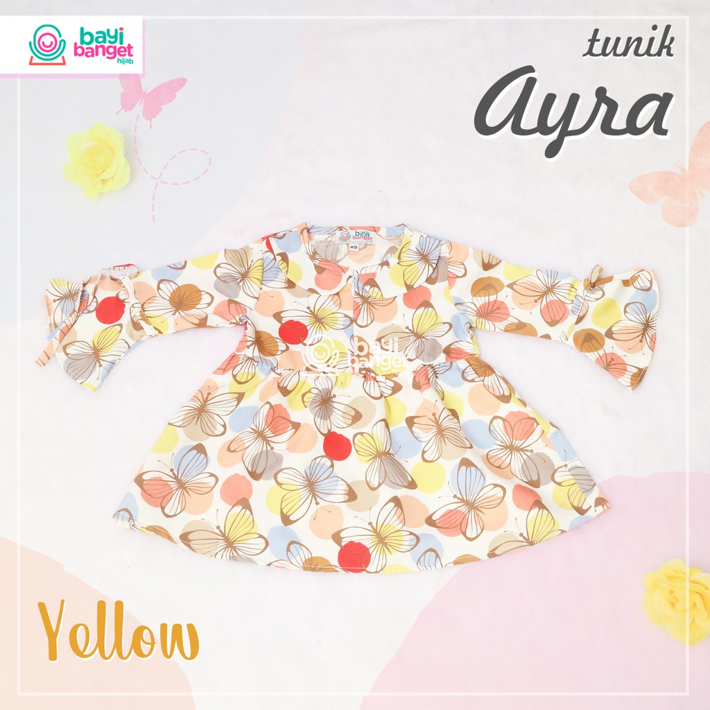Tunik Anak Perempuan Muslim Syari Premium Baloteli Motif 