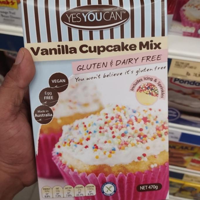 

tepung gluten free vanila cup cake mix - yes you can tepung 470 gr
