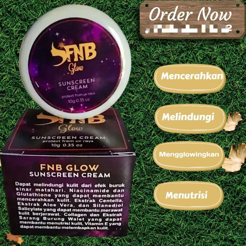 SUNCREEN FNB ORIGINAL &amp; SALEP FLEK &amp; JERAWAT BY FNB GLOW