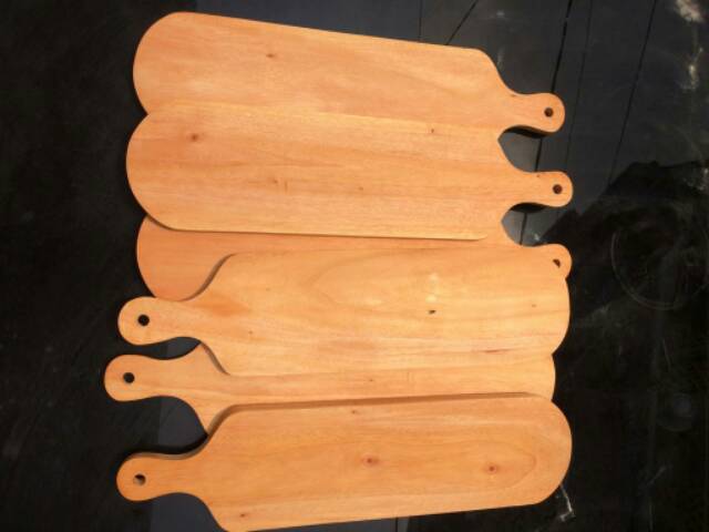 Talenan 50 x 13cm Talenan Kayu Papan Panjang Wooden Cutting Board