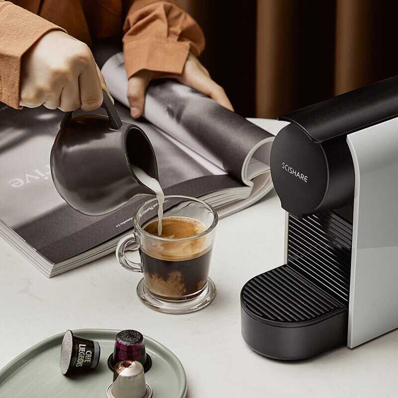 SCISHARE Mesin Kopi Mini Otomatis Coffee Powder Maker 20 Bar - S1104