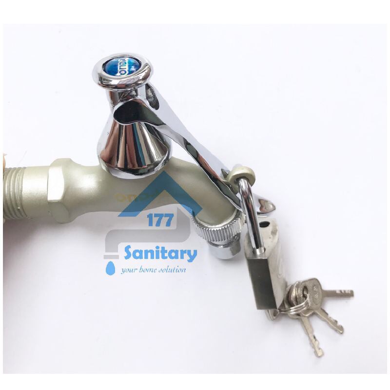 Paket kran taman gembok ONDA- keran air kunci onda keran air tembok garden faucet bundling set keran lock /