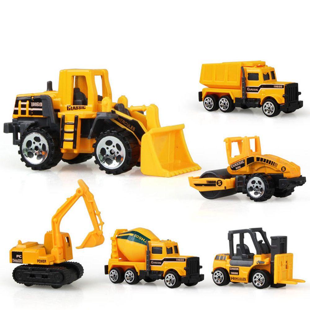 Nickolas1 Model Mobil Teknik Mainan Anak Mini Mainan Edukasi Model Bulldozer Alloy Traktor Kendaraan Petani