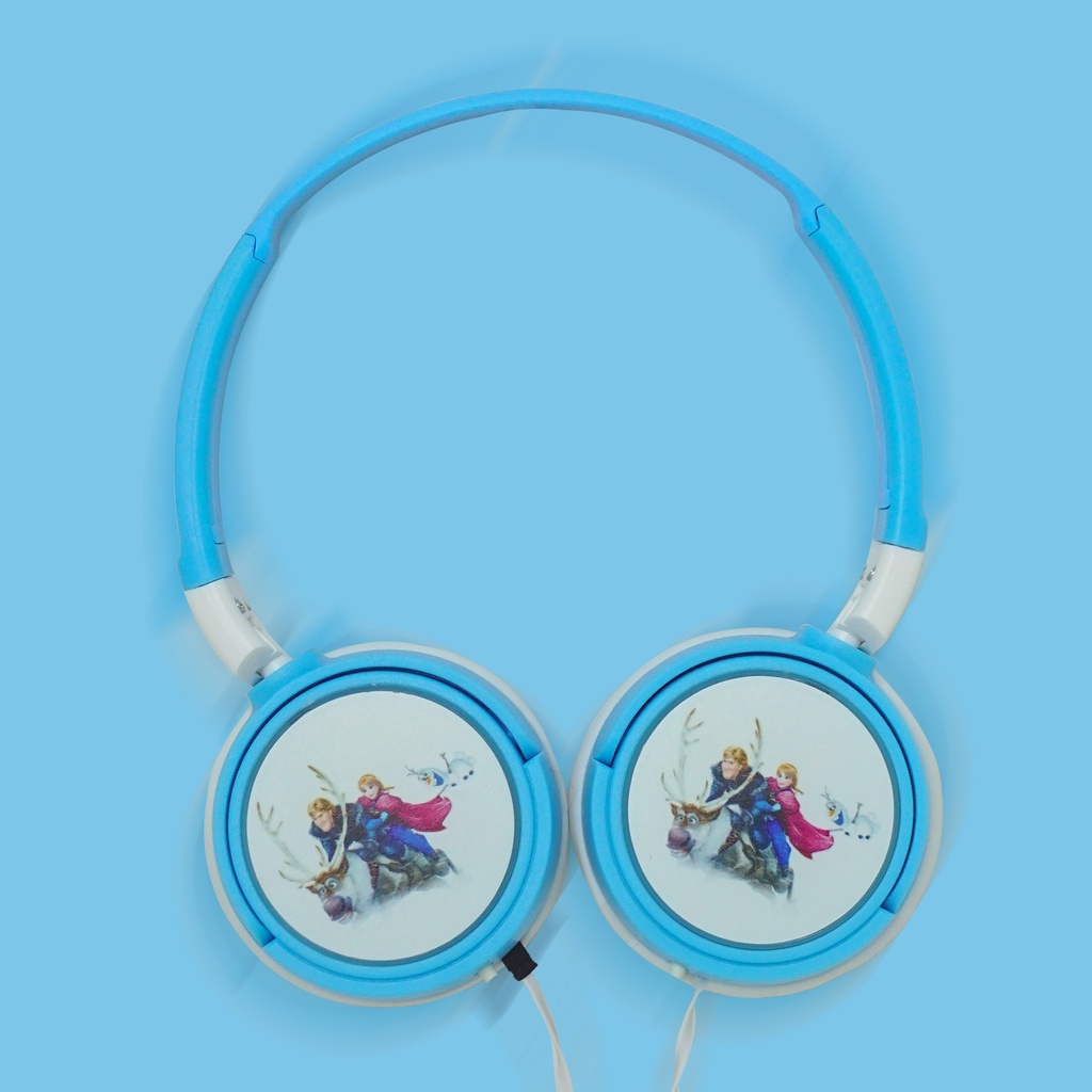 Roxyroxy - Headset Bando Anak Headphone Bando Termurah Karakter Motif Kartun Headphone Bando Earphone + Mic