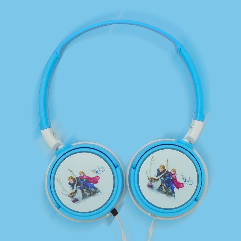 Roxyroxy - Headset Bando Anak Headphone Bando Termurah Karakter Motif Kartun Headphone Bando Earphone + Mic