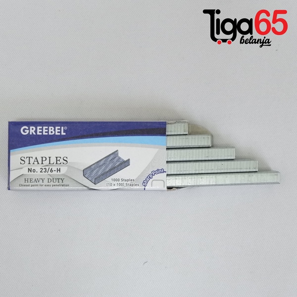 365 GREEBEL ISI STAPLES #80015 Refil / Isi Staples Steples Hekter GREEBEL