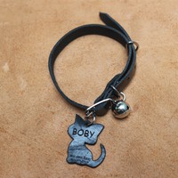 KALUNG KUCING KULIT - LIONTIN KUCING