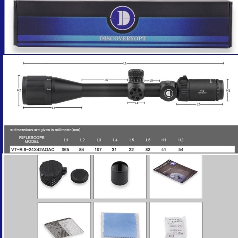 teleskop Discovery vtr 6-24x42 aoac