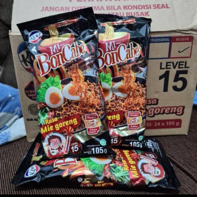 

Mie boncabe kobe level 15