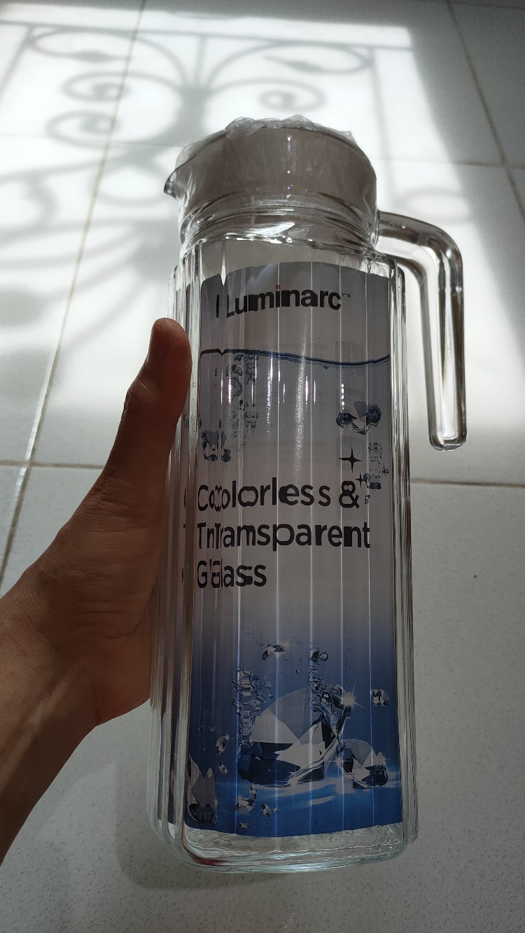 Luminarc Jug/pitcher/teko Quadro 1l - 1pcs