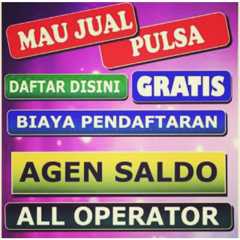 pendaftaran Agen pulsa PPOB Termurah se Indonesia