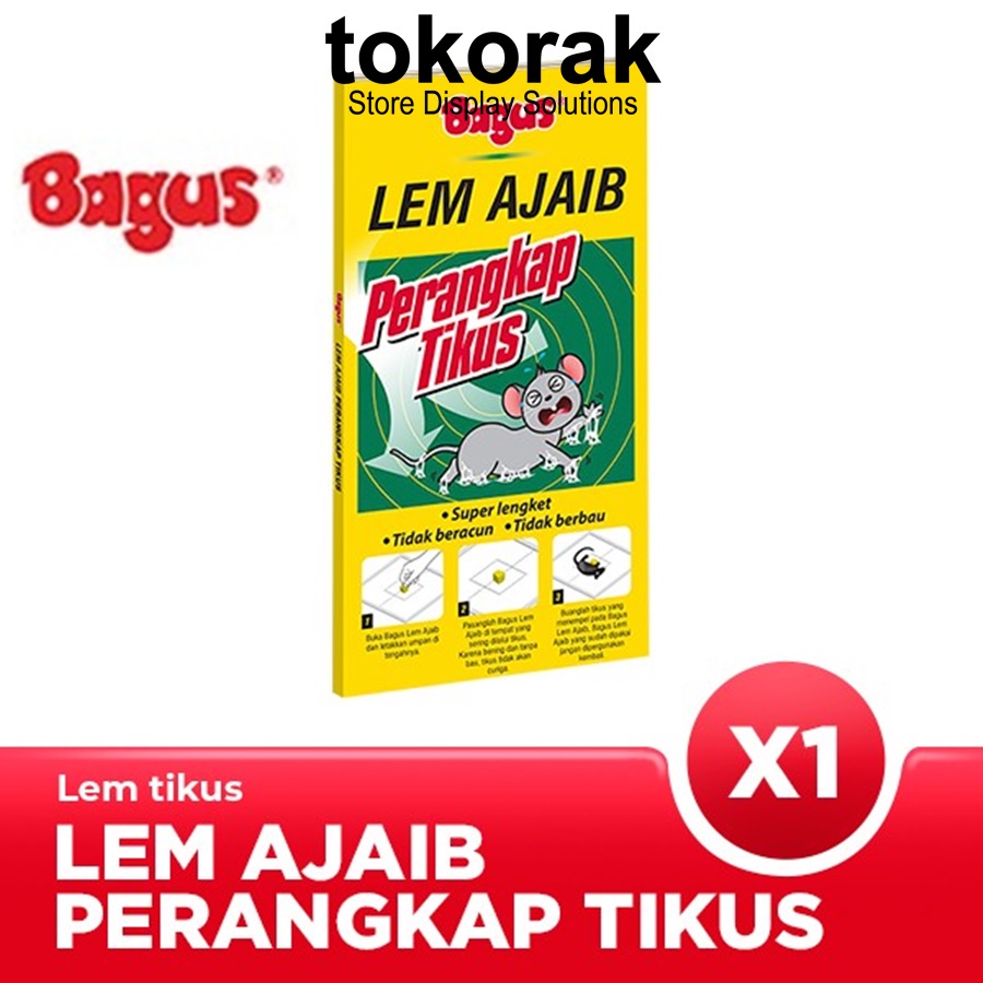 BAGUS LEM AJAIB PERANGKAP TIKUS - LEM TIKUS