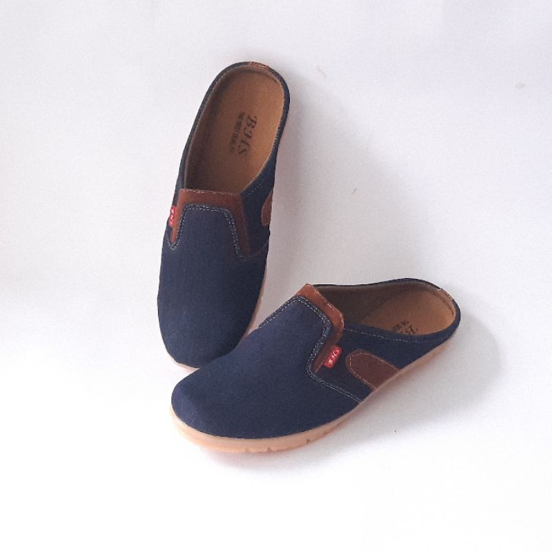Sandal Selop Jeans Sedal Slop Bustong Pria Wanita