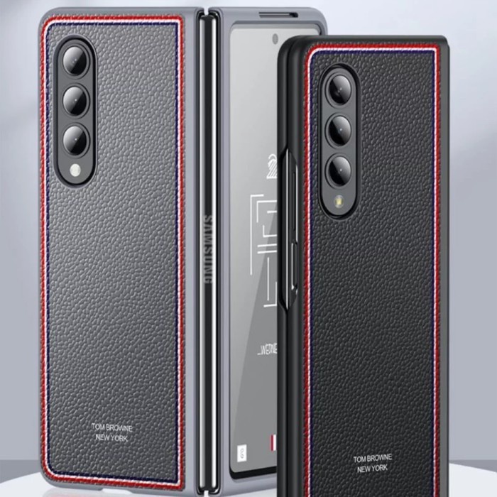 Case Samsung Galaxy Z Fold 4 Fold4 5G GkK Lines Casing TomBrowne Slim Matte Original