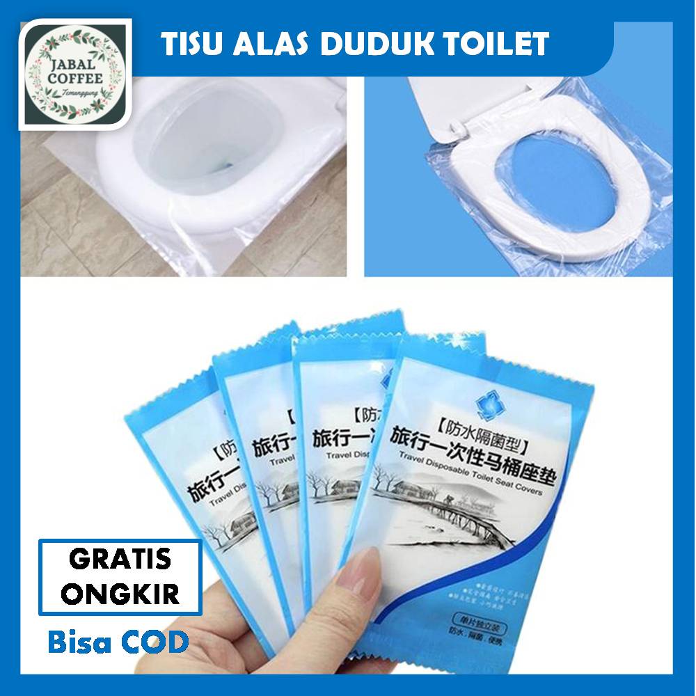 Travel Toilet Seat Cover Disposable / Alas Duduk Kloset / Alas Duduk Kloset Plastik J136