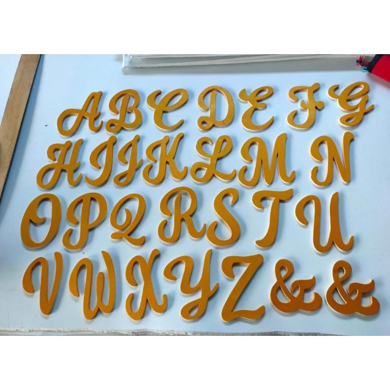 Huruf Abjad per huruf