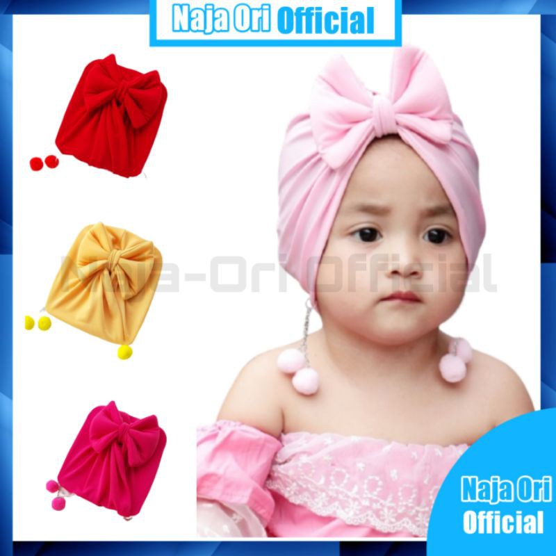 Turban Bayi 0 6 Bulan | Turban Bayi Newborn | Turban Bayi Anting