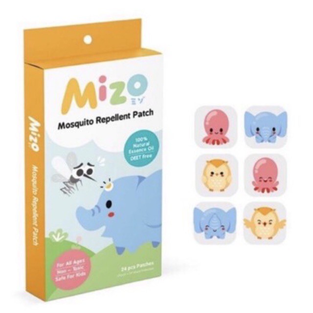 Mizo Mosquito Repellent Patch 24jam - Stiker Anti Nyamuk Bayi Aman