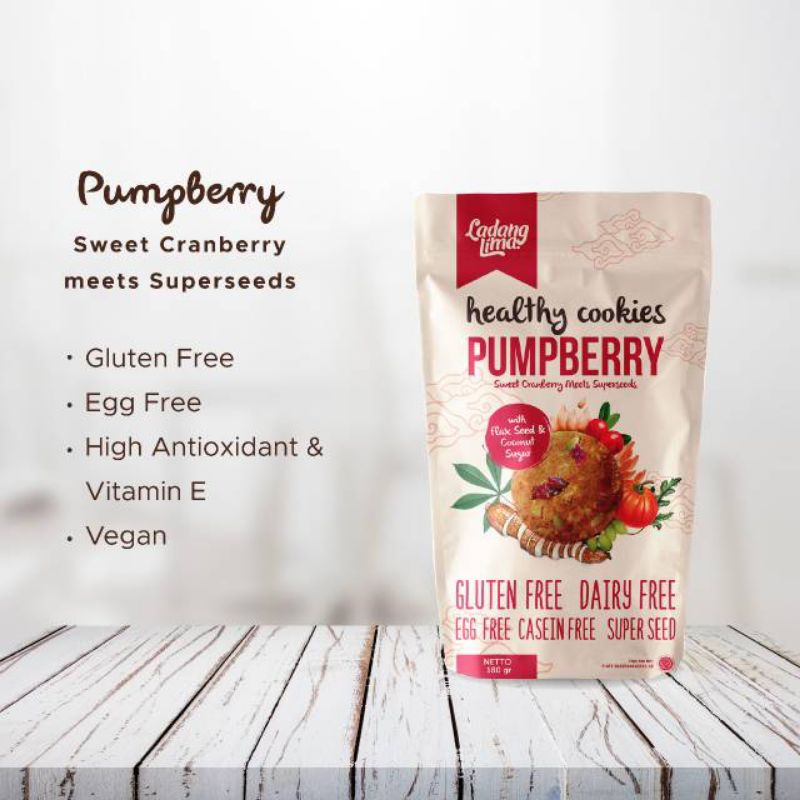 LADANG LIMA HEALTHY COOKIES PUMPBERRY 180gr