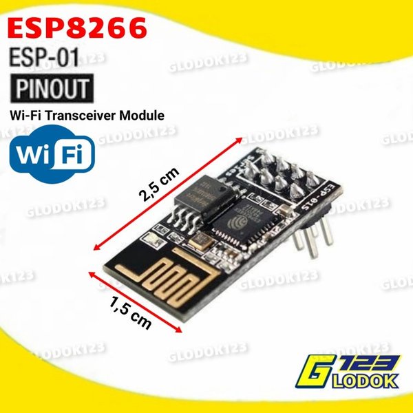 Modul ESP01 ESP-01 ESP8266 Module Wifi Wireless Arduino Uno R3 Mega