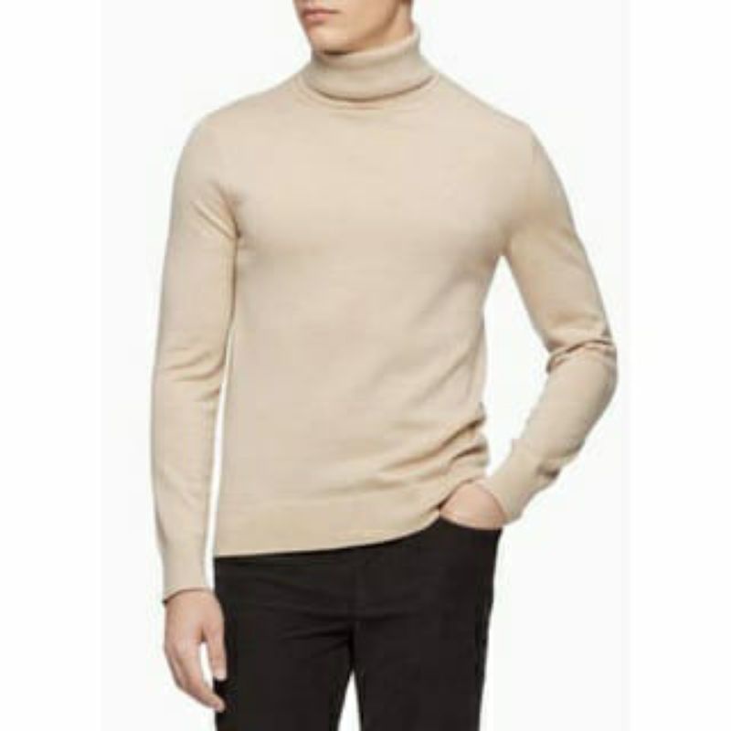 KAOS TURTLENECK PRIA LENGAN PANJANG TURTLE NECK KOREAN STYLE LEHER TINGGI / KAOS KERAH TINGGI TURTLENECK PRIA LENGAN PANJANG