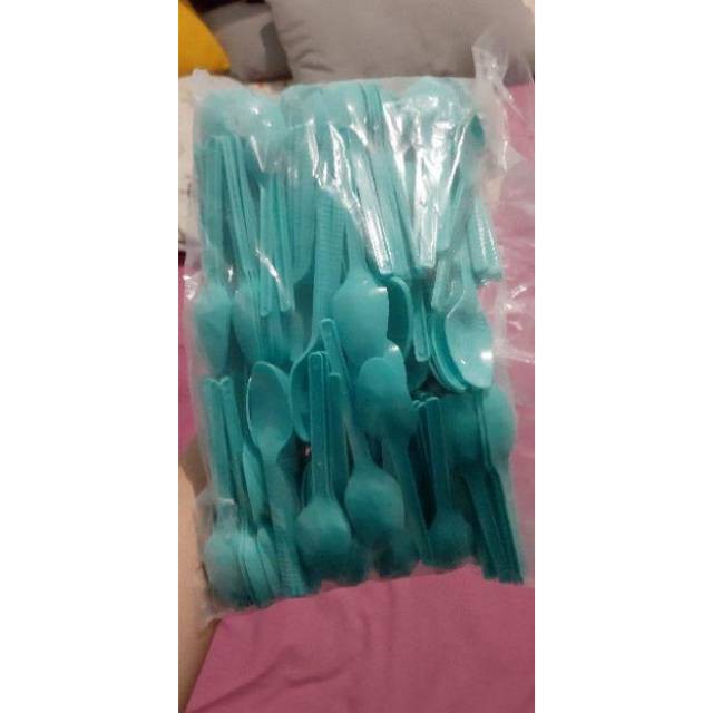 Sendok Puding Puyo Warna Biru Puyo