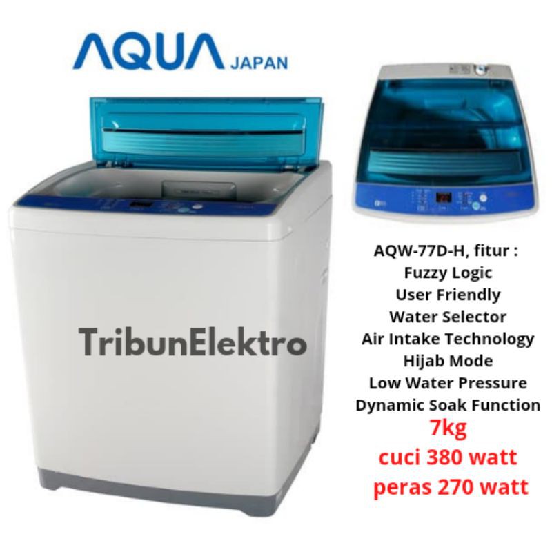 Mesin Cuci AQUA 1 Tabung 7kg Otomatis